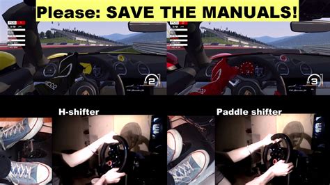 Assetto Corsa H Shifter Vs Paddle Shifters Youtube
