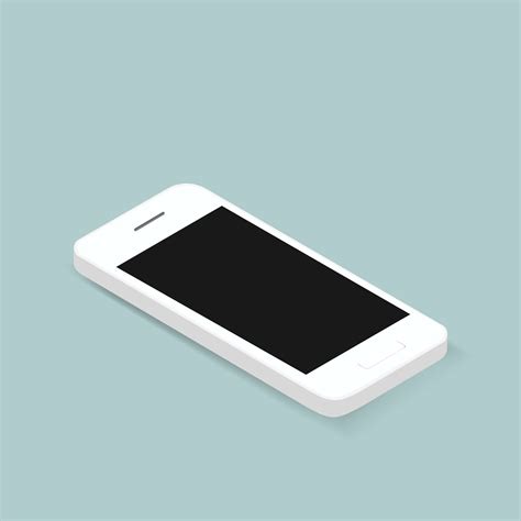 Vector Of 3d Smart Phone Icon On Background Download Free Vectors