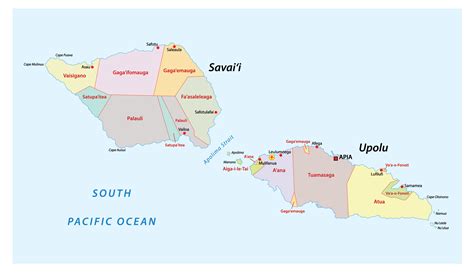 Bản đồ Nước Samoa Samoa Map Khổ Lớn Năm 2023