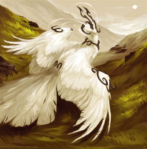White Wings By Kipine On Deviantart Fantasy Creatures Art Mythical