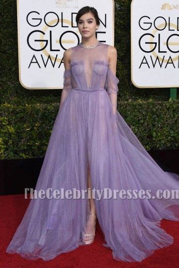 Hailee Steinfeld Lilac Tulle Formal Dress 74th Annual Golden Globe