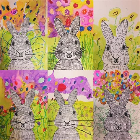 Kindergarten Spring Bunnies Today We Discussed Spring And Then Made A