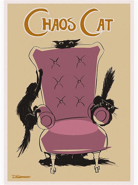 Chaos Cat Photographic Print By Dylansketchbook Redbubble