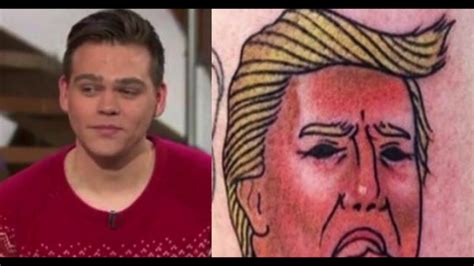 Tattoos and politics are both intensely personal things, but it's not often that the two collide. 20 Donald Trump Tattoos people actually do - YouTube