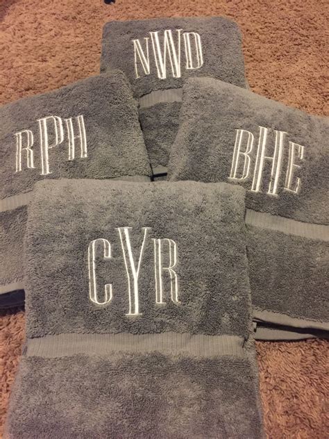 Graduation T Personalized Monogrammed Towels Boys Men High