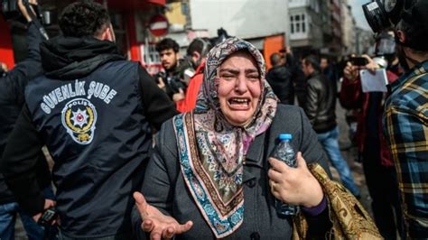 Turkish Police Fire Tear Gas For Nd Day After Seizing Newspaper Cbc News