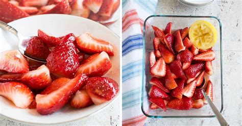 Italian Strawberries With Sugar And Lemon Cooking With Mamma C