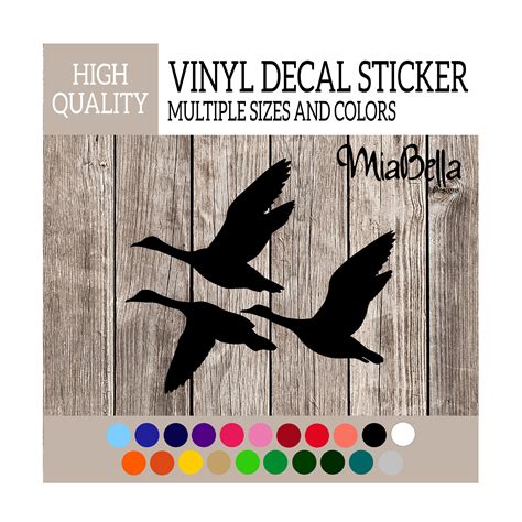 Flying Ducks Vinyl Decal Sticker Premium Matte And Glossy Vinyl Etsy