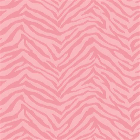 Chesapeake Alice Pink Faux Zebra Stripes Wallpaper In