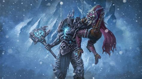 1394719 Sylvanas Windrunner Lich King Arthas Menethil World Of