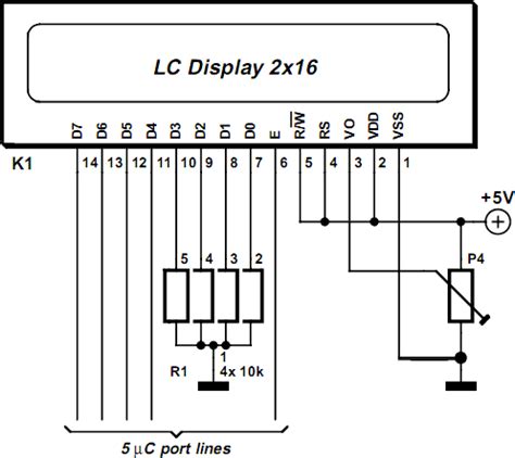 This is a pretty simple wiring job, so it shouldn't be too difficult even if its one of your. Lcd Display Wiring Diagram - Wiring Diagram Schemas