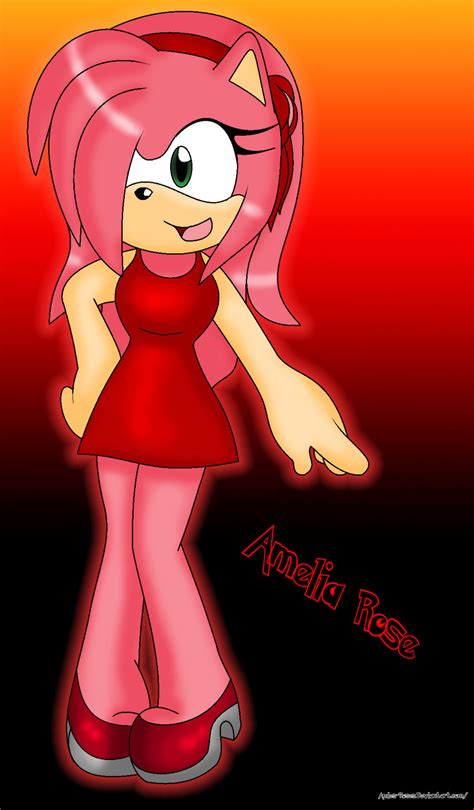 Amy Rose Delicate Rose By Icefatal On Deviantart