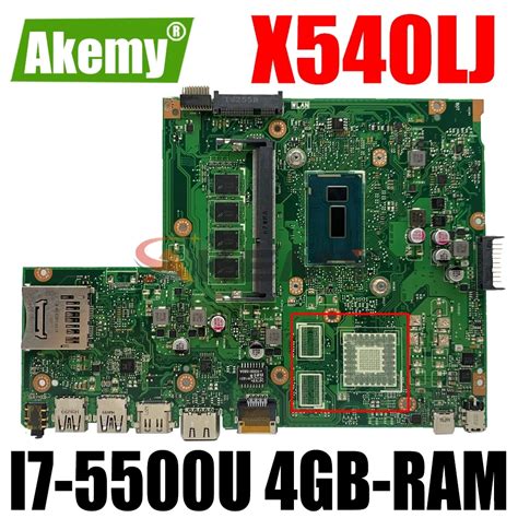 Akemy X540lj Laptopmotherboard For Asus Vivobook X540la F540lj F540la
