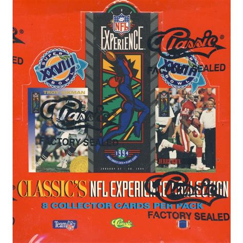 1994 Classic Nfl Experience Football Box Steel City Collectibles