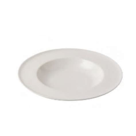 Assiette Creuse Rond En Porcelaine Rayee Cuisimat Equipement