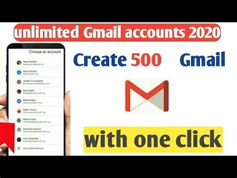 How to create 500 gmail account in One Click - YouTube