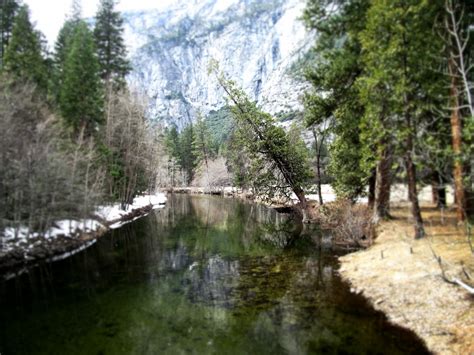 Wallpaper Landscape Lake River Yosemite National Park California
