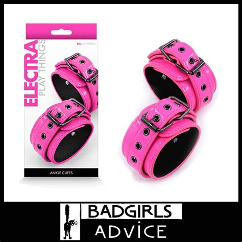 Electra Ankle Cuffs Pink Pink Restraints Bad Girls Advice™
