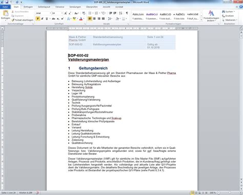 Der validierungsplan fast das gesamte validierungsprojekt zusammen und legt die masse für den erfolg und kriterien für die. Validierungsmasterplan | SOP | Download | GMP-Verlag ...