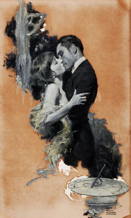 A Passionate Kiss Story Illustration 1922 Ralph Pallen Coleman