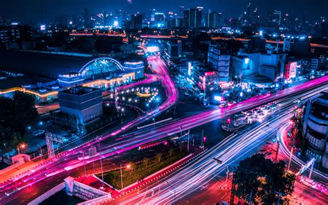 Download Imagens Bangkok A Noite 4k Primeiro Hotel Da Estação Central