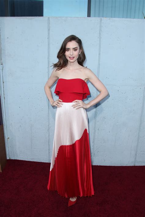 Lily Collins The Last Tycoon Premiere 4 Satiny