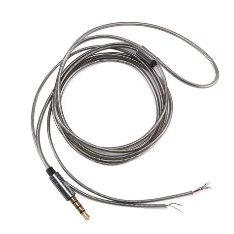Newly 35mm Diy 4 Pole Jack Earphone Audio Cable Headphone Repair