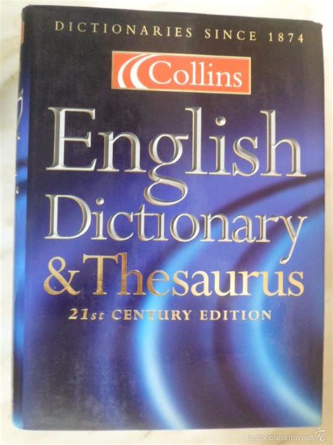 English Dictionary And Thesaurus Collins Diccion Comprar Diccionarios