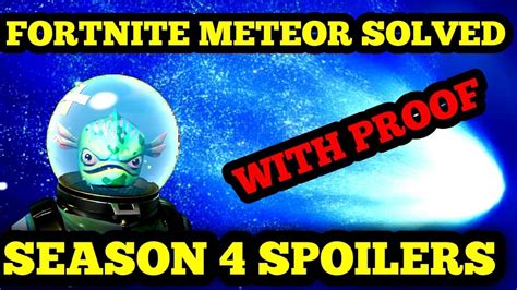 Fortnite Meteor Solved Spoilers Season 4 Battle Pass Fortnite