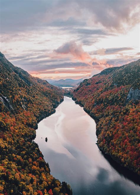 Autumn In The Adirondack Mountains Upstate New York 2624x2651 Oc