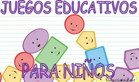 La categoría juegos para niños pequeños no es algo que se puede dejar los juegos en línea infantiles son divertidos, amenos y suponen un reto para los pequeñines. Los mejores juegos educativos para niños - Trucos Galaxy