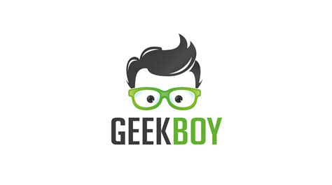 Geek Boy Logo Logos And Graphics