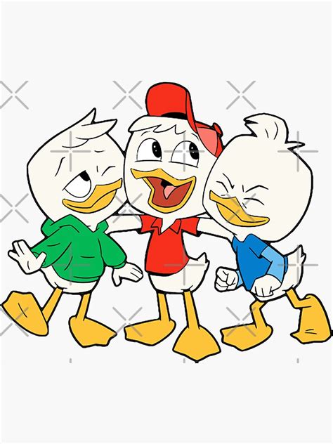 Huey Dewey And Louie Ducktales Sticker For Sale By Elliottbryan