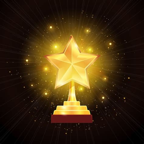 Award Gold Star Free Vector
