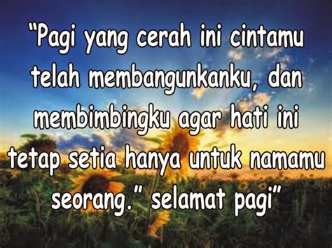 Selamat pagi sayang, semoga harimu indah. butiran embun pagi menetes satu demi satu. Kumpulan SMS Cinta Selamat Pagi Buat Pacar Tecinta Agar ...