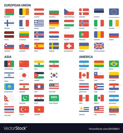 Free Printable Flags Of The World With Names Printable Templates