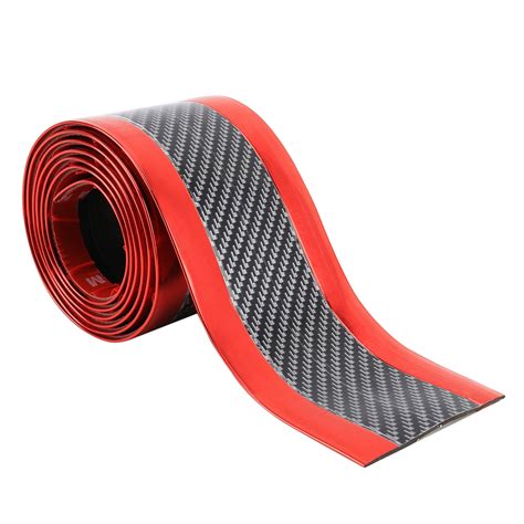 Weather stripping garage door threshold sealing strip window weatherproof. Universal Electroplate Carbon Fibre Car Door Threshold ...