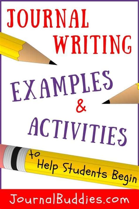 Journal Writing Examples And Activities For Kids Journal Writing