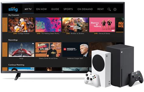 Watch Live Tv On Xbox Series Xs Sling Tv