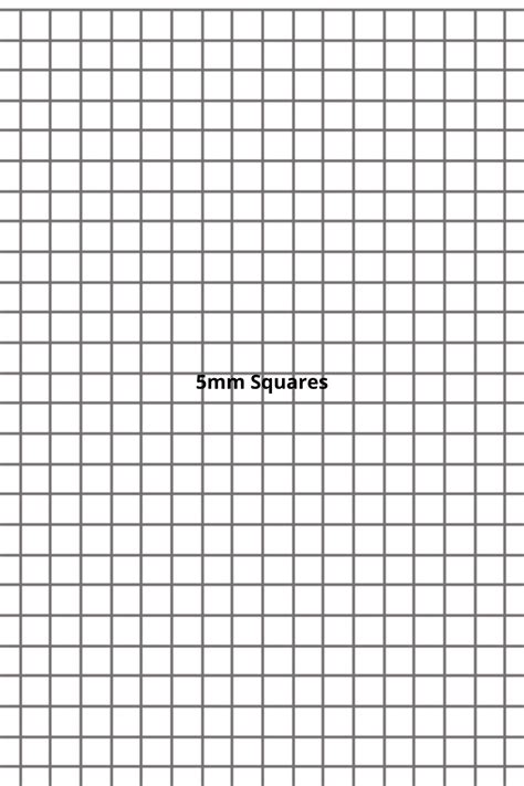 5mm Square Exercise Book Exercise Book Grid Notebook Writing Pad