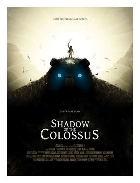 Shadow Of The Colossus Created By Ian Wilding Video Game Poster Art Video Game Art Shadow Of