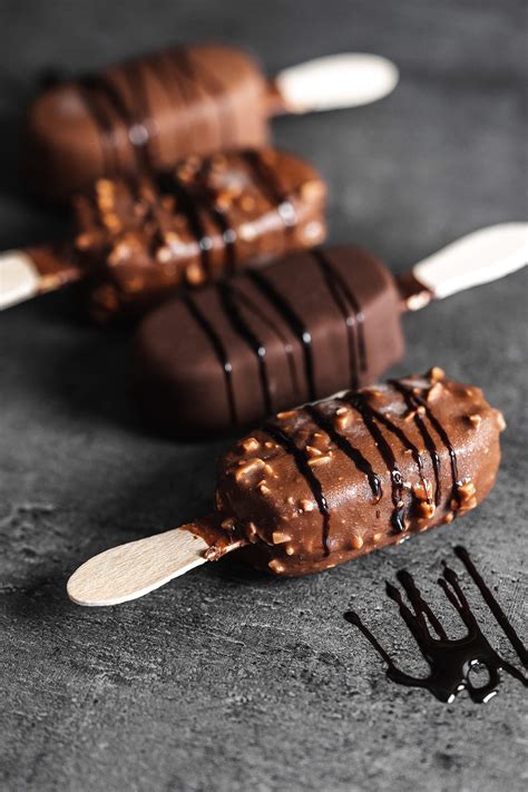 Chocolate Ice Lolly Vertical Free Stock Photo Picjumbo