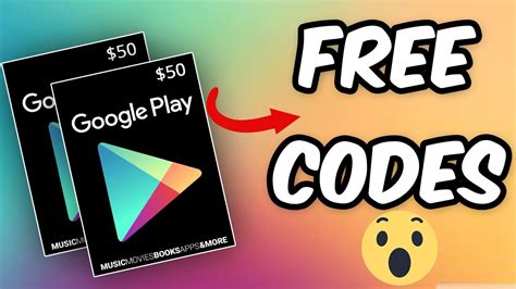 For instance, you can open an account with zero minimum balance as well as. Free Google Play Codes - Free Google Play Gift Cards Codes ...