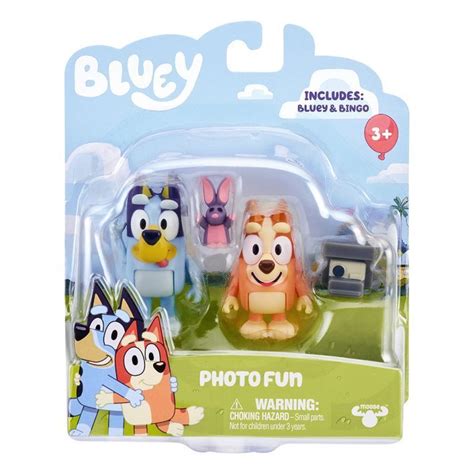 Bluey And Bingo Photo Fun Figurines 2 Pack True Blue Toys Australia
