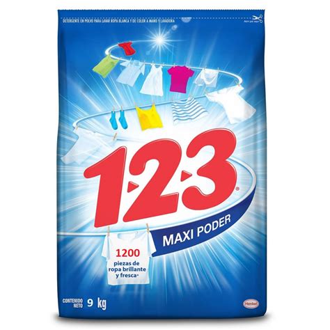 123 Detergente Con Aroma En Polvo Unidad De 9 Kilogramos1984 Libras