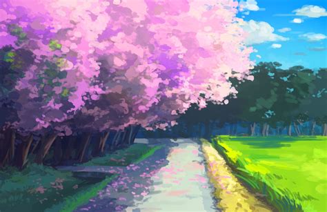 Maybe you would like to learn more about one of these? Cherry Blossom Anime Wallpapers - Wallpaper Cave
