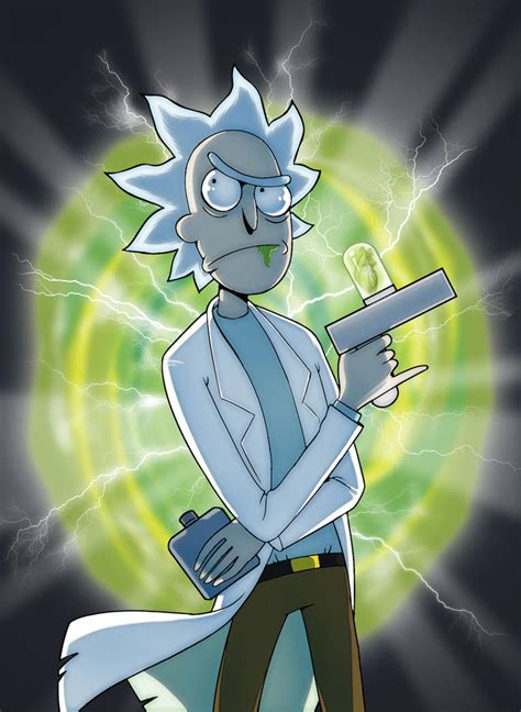 Mad scientist rick sanchez moves in with his daughter's family after disappearing for 20 years in the premiere of this animated comedy following the scientist's wacky adventures. Rick Sanchez Rick and Morty by Nyarlah on DeviantArt