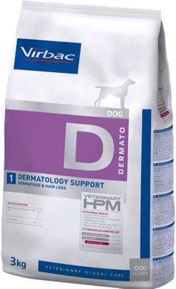 Virbac Vet Hpm D1 Dog Dermatology Support 7 Kg Ração Para Cães