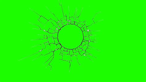 Glass Crack Effect Green Screen Crack Wall Green Screen Animation