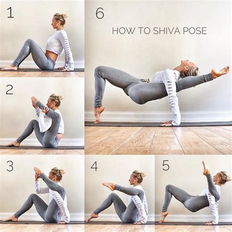 How do you get anywhere? Step by step 👣 Shiva pose ...
